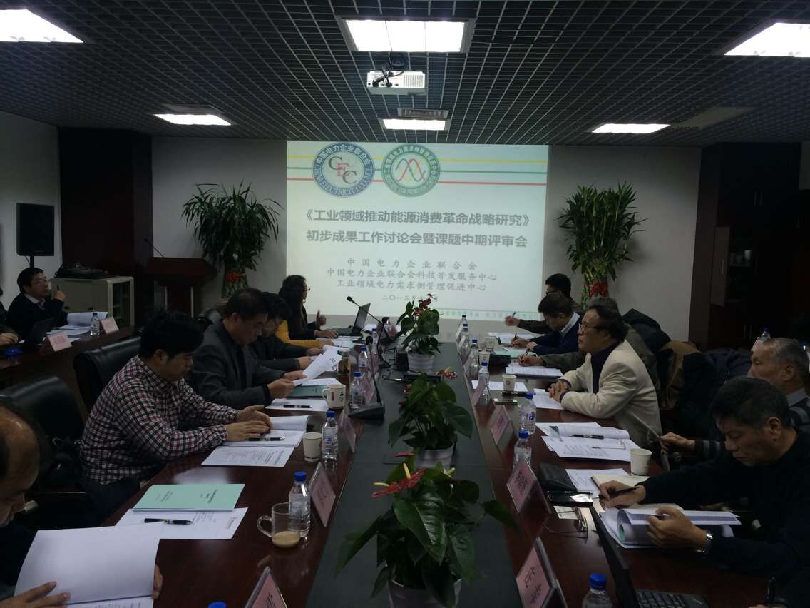 中電聯召開《工業(yè)領域推動能源消費革命戰(zhàn)略研