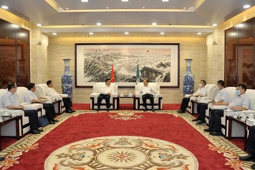 辛保安會見中國西電集團(tuán)董事長白忠泉、總經(jīng)理裴振江