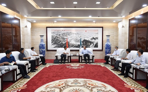 國家電網(wǎng)有限公司總經(jīng)理、黨組副書記辛保安會見寧夏回族自治區(qū)副主席吳秀章