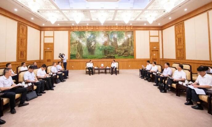 中核集團總經(jīng)理、黨組副書記顧軍與福建省委副書記、代省長王寧會談