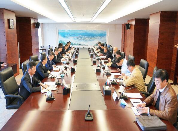 中國能建黨委書記、董事長宋海良拜會三峽集團董事長雷鳴山