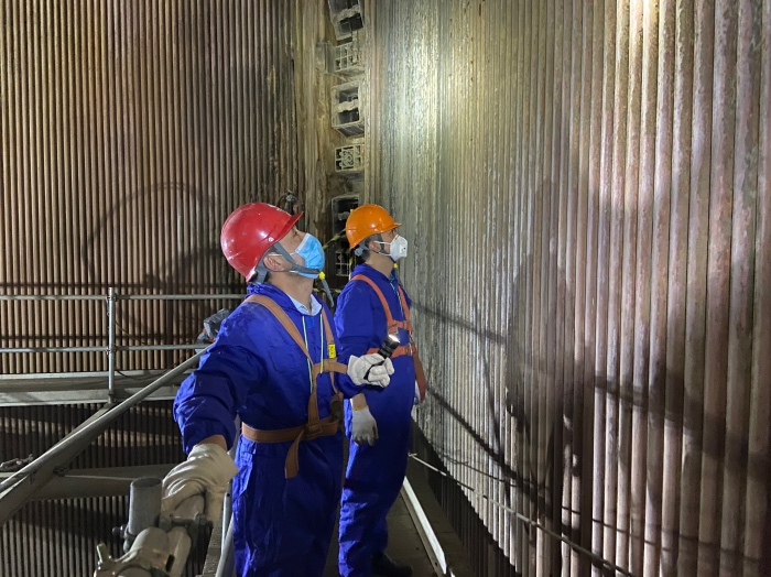 國能（泉州）熱電有限公司完成2號爐爐內升降臺搭建、驗收工作