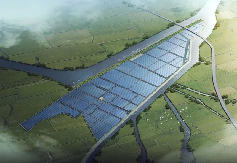 550MWp！亞洲最大漁光互補(bǔ)光伏發(fā)電項(xiàng)目之一正式開(kāi)工！