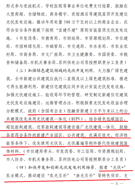 蘇州：國企廠房100%安裝分布式光伏！