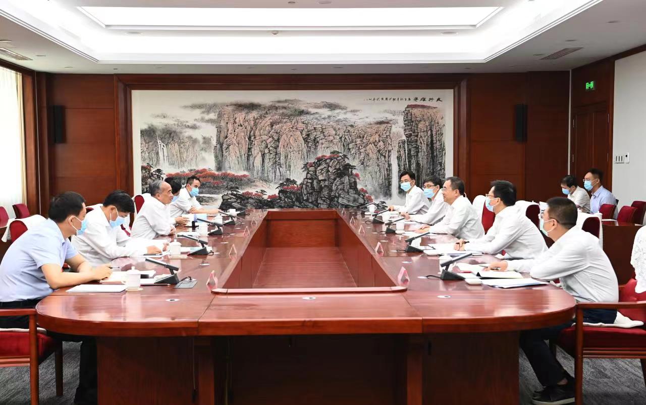 鄒磊拜會(huì)山西省委書(shū)記、省人大常委會(huì)主任林武