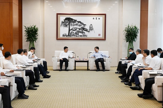 鄧建玲會(huì)見承德市委書記柴寶良、市長(zhǎng)王亞軍