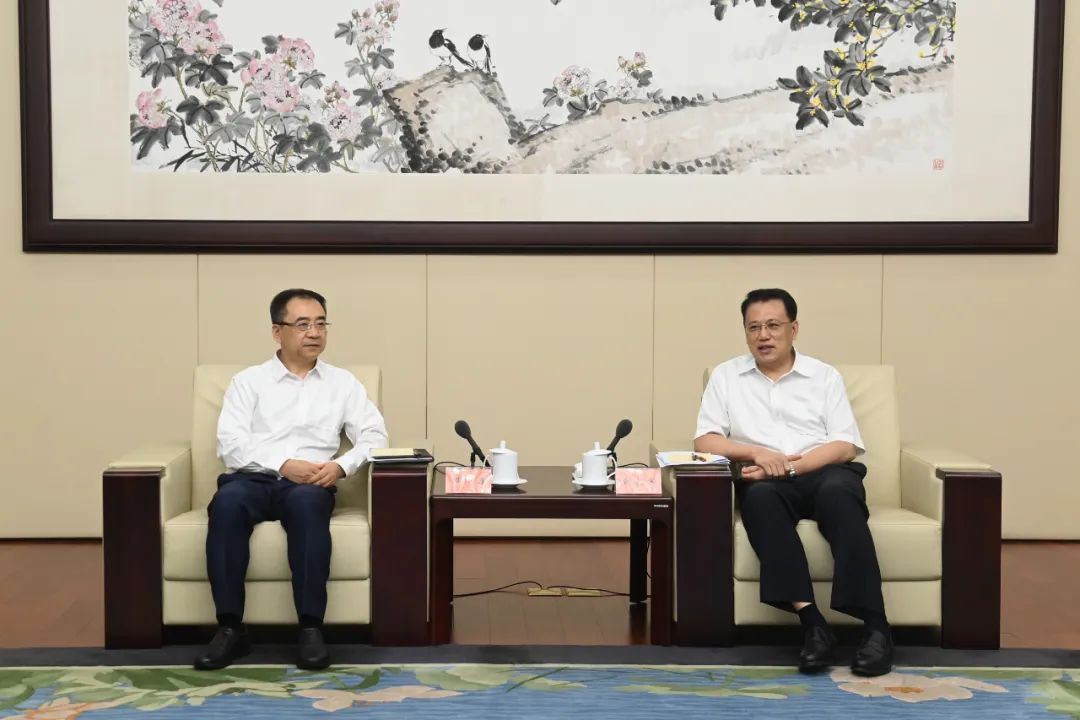 大唐集團(tuán)公司黨組書記、董事長鄒磊拜會浙江省委書記、省人大常委會主任袁家軍
