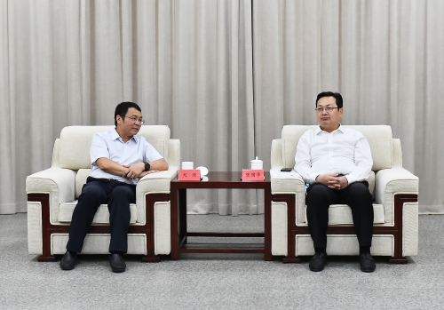 劉源拜會河北省委常委、副省長，雄安新區(qū)黨工委書記、管委會主任張國華