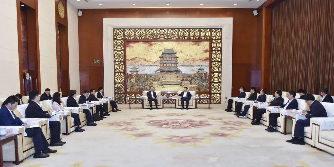 大唐集團(tuán)有限公司黨組書記、董事長(zhǎng)鄒磊拜會(huì)江西省省長(zhǎng)葉建春