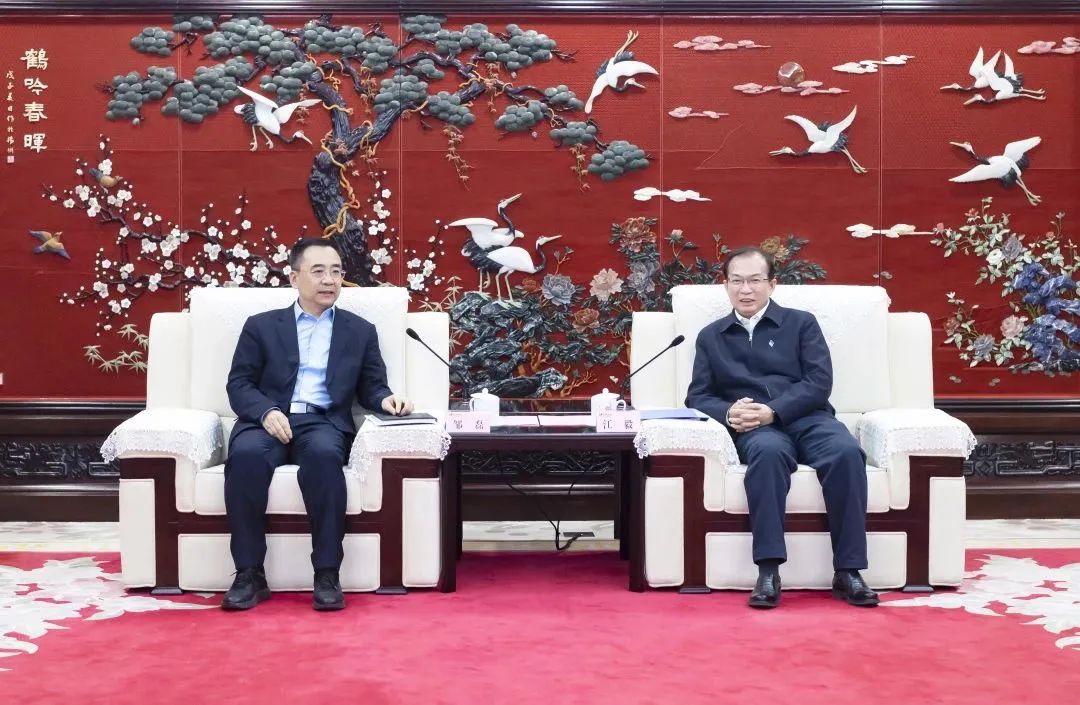 鄒磊、劉明勝拜訪中國(guó)華電董事長(zhǎng)江毅、總經(jīng)理葉向東