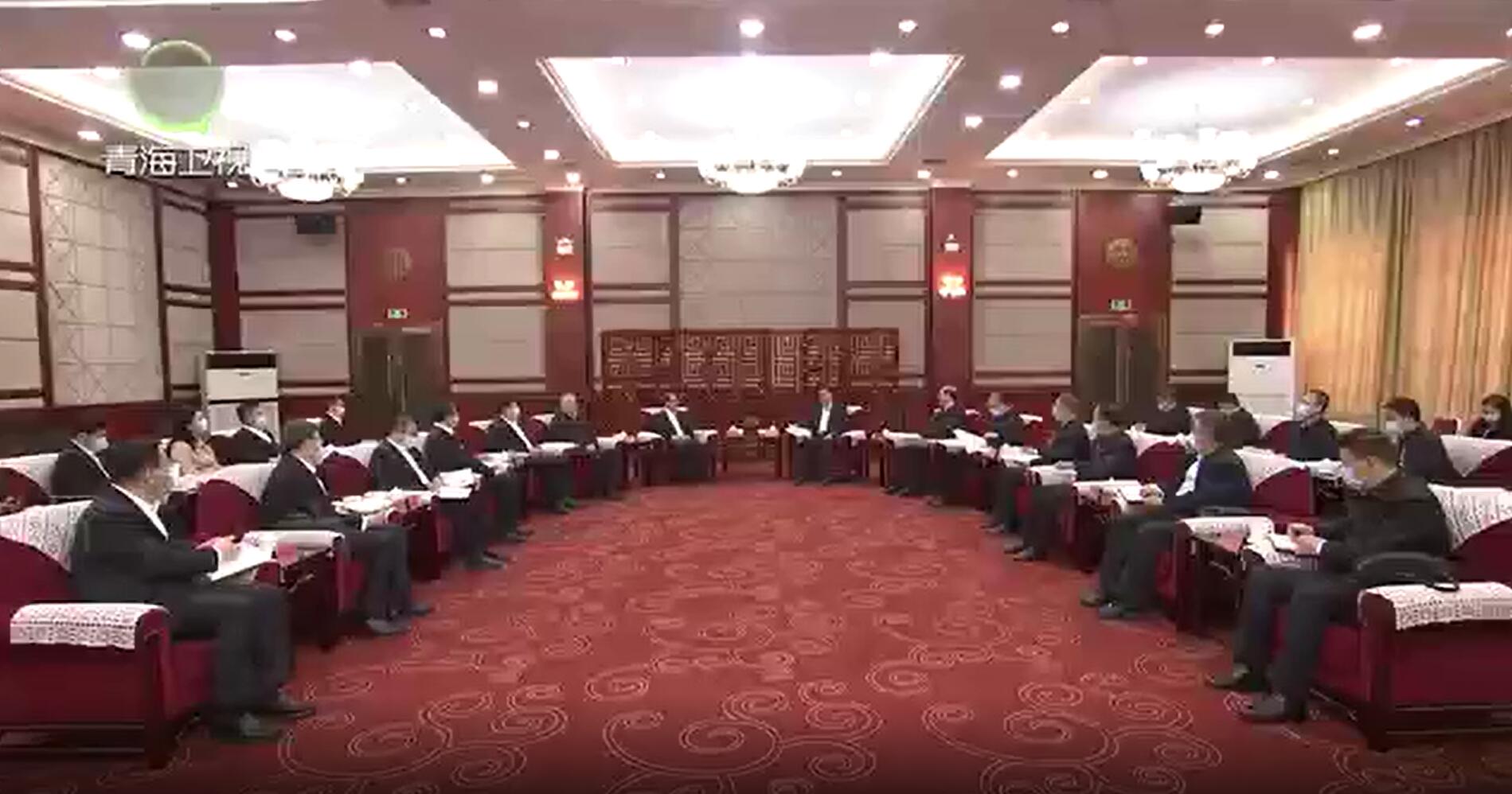 華電集團黨組書記江毅、黨組副書記葉向東拜會青海省委書記陳剛、省長吳曉軍