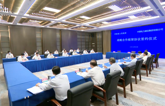 中國(guó)電建黨委書記、董事長(zhǎng)丁焰章拜會(huì)河南省委書記樓陽(yáng)生、省長(zhǎng)王凱