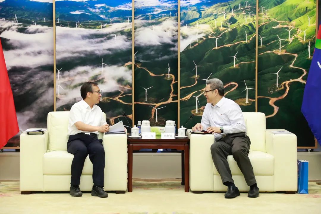 國家電投黨組書記、董事長錢智民會見河北省滄州市市長向輝