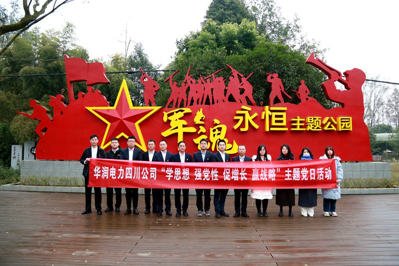 華潤電力四川公司聯(lián)合華潤集團(tuán)在川企業(yè)開展“學(xué)思想、強(qiáng)黨性、促增長、贏戰(zhàn)略”主題黨日活動(dòng)