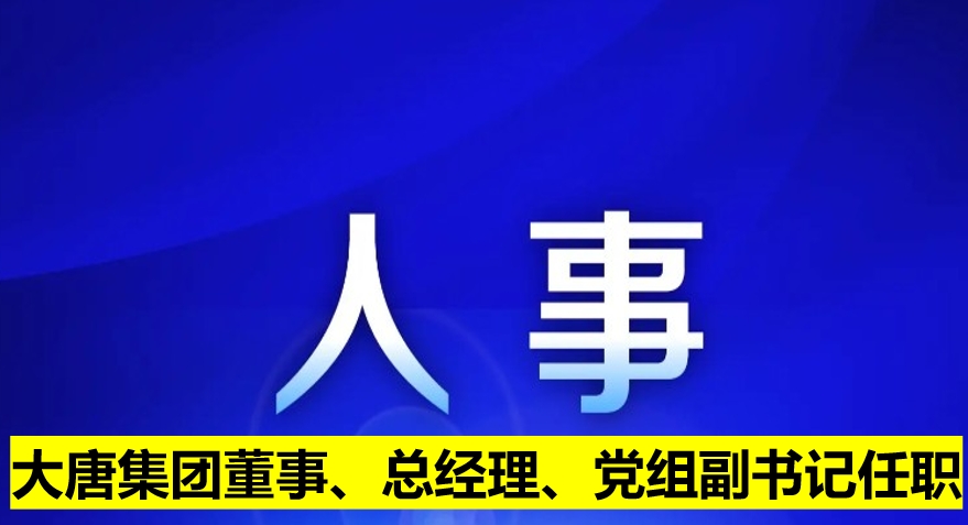 大唐集團(tuán)董事、總經(jīng)理、黨組副書記任職