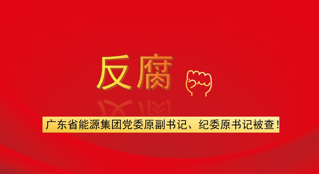 廣東省能源集團(tuán)黨委原副書記、紀(jì)委原書記被查！